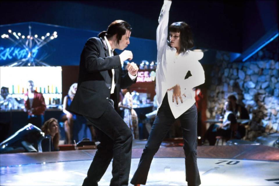 Vincent Vega and Mia Wallace from “Pulp Fiction” make a great tandem costume (with bonus opportunity to incorporate a syringe).