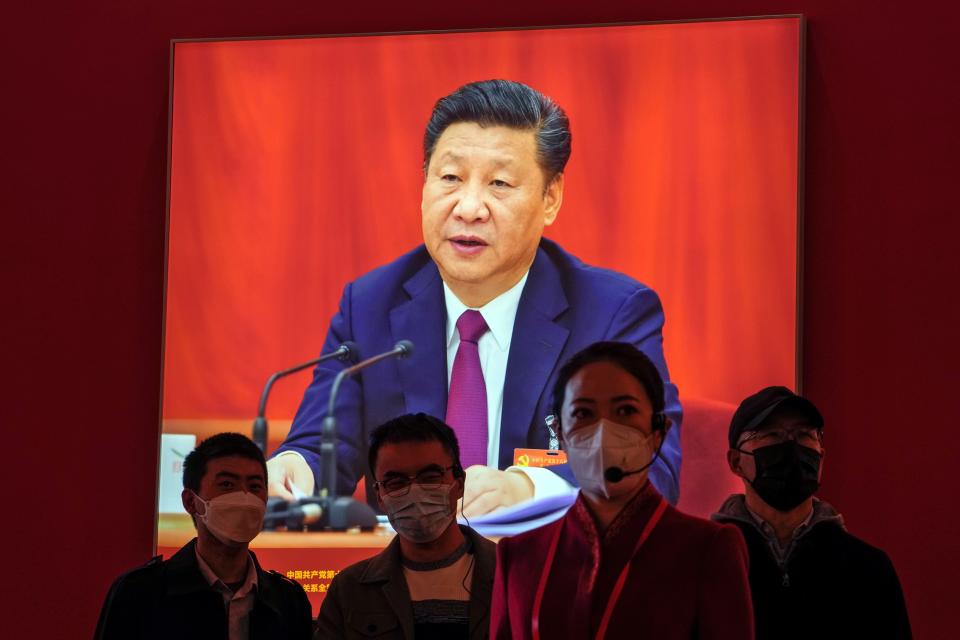 The 20th Congress of China's long-ruling Communist Party will unveil new party leadership for the next five years. (AP Photo/Andy Wong)