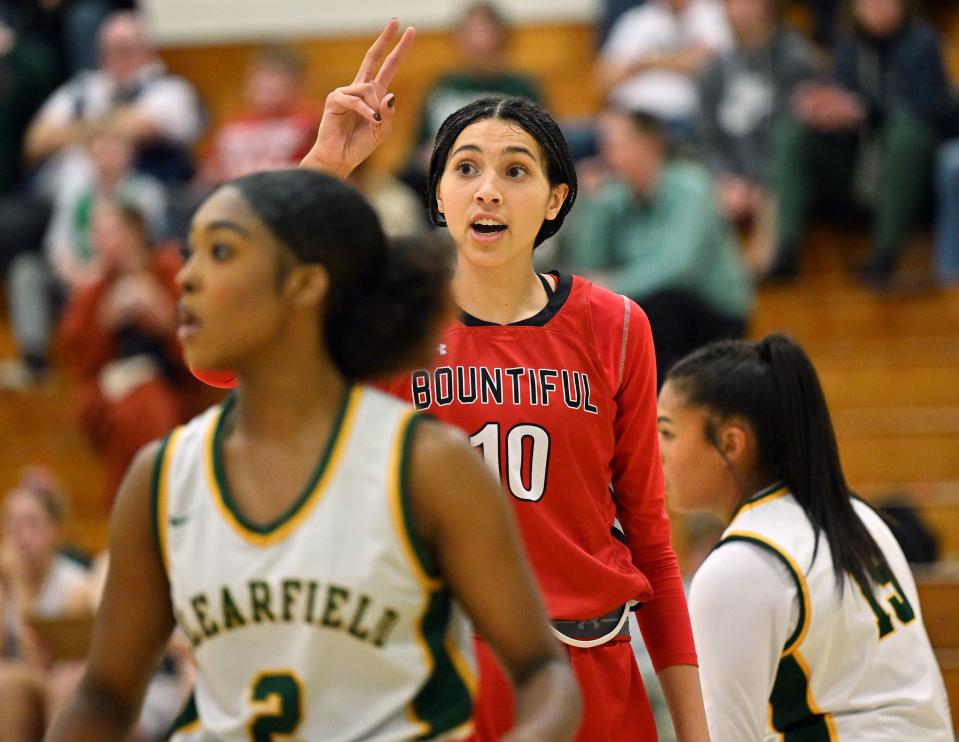 Clearfield and Bountiful play at Clearfield on Wednesday, Jan. 17, 2024. Bountiful won 56-47. | Scott G Winterton, Deseret News