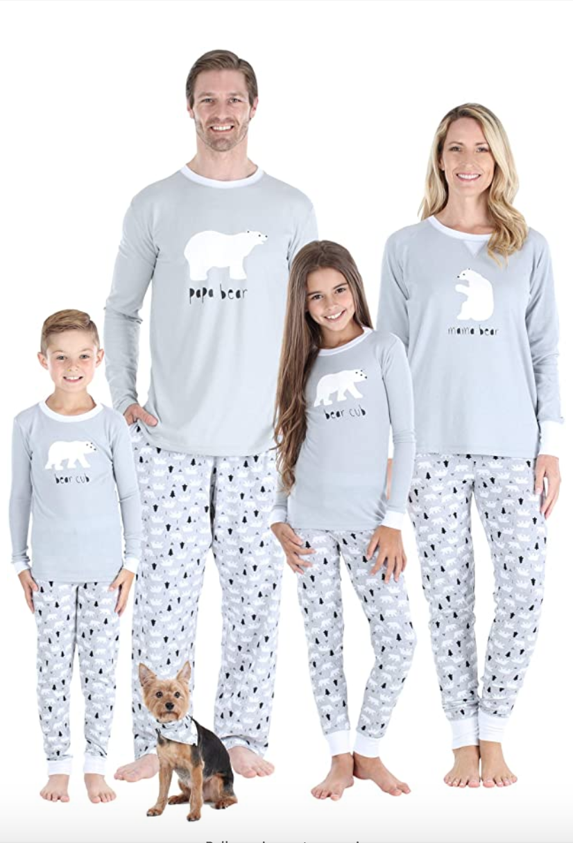 Polar Bear Family Pajamas