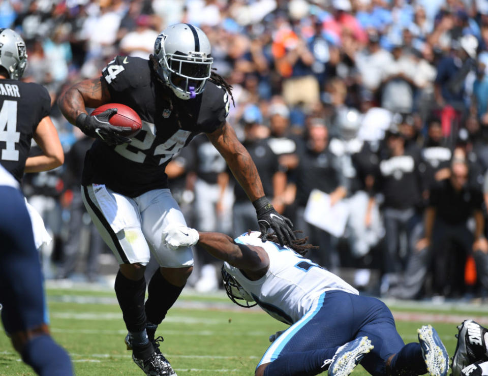 Raiders RB Marshawn Lynch