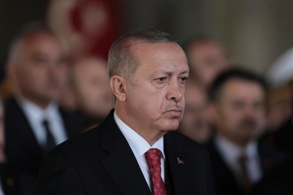 Turkey's President Recep Tayyip Erdogan has made grave accusations in regards to Jamal Khashoggi's death (AP)