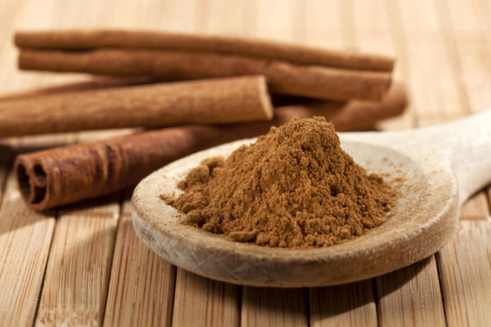 Look to healing foods. “Cinnamon is an amazing antiviral; you can put it on toast, on oatmeal or granola, or even in tea,” McIntyre says. “Garlic is great for naturally killing bugs.” Lam says lemon, ginger, and turmeric can also help support your immune system. 