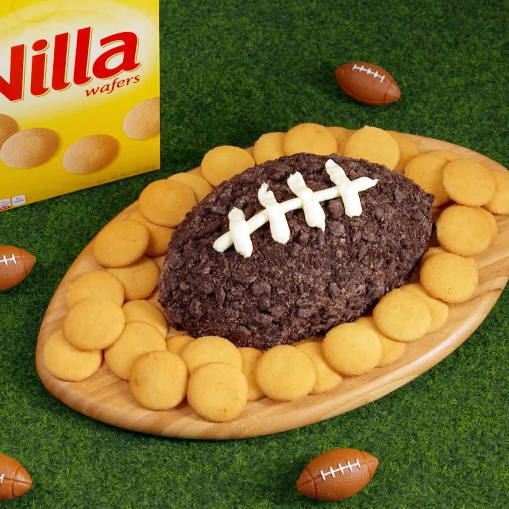 oreo cheesecake football