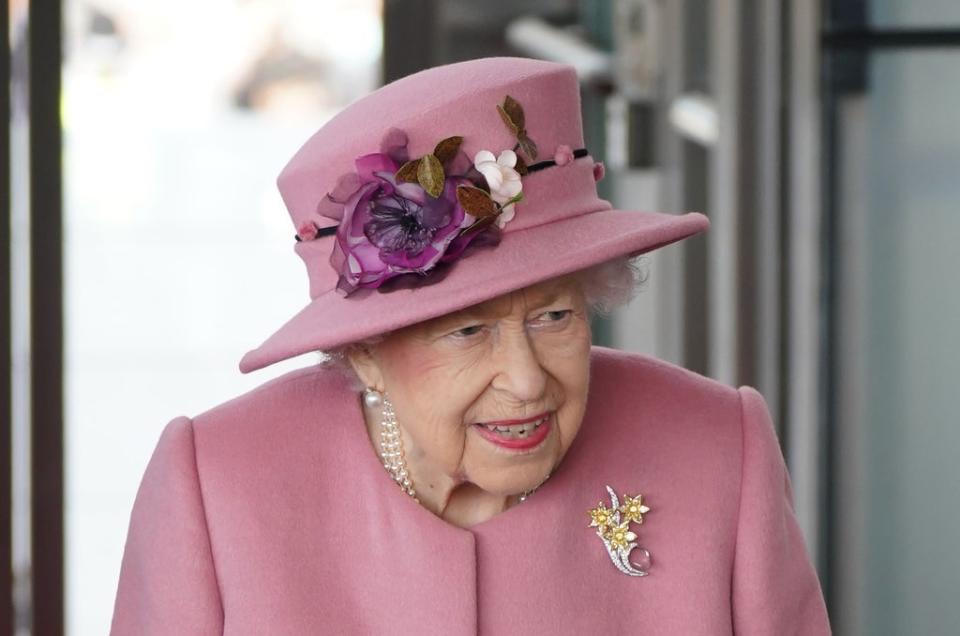 The Queen seemingly revealed her frustration during a ceremony at the Welsh Senedd (Jacob King/PA) (PA Wire)