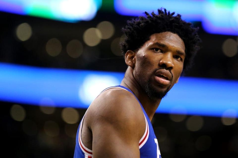 Joel Embiid will remain on a minutes restriction, whether he likes it or not. (Getty Images)