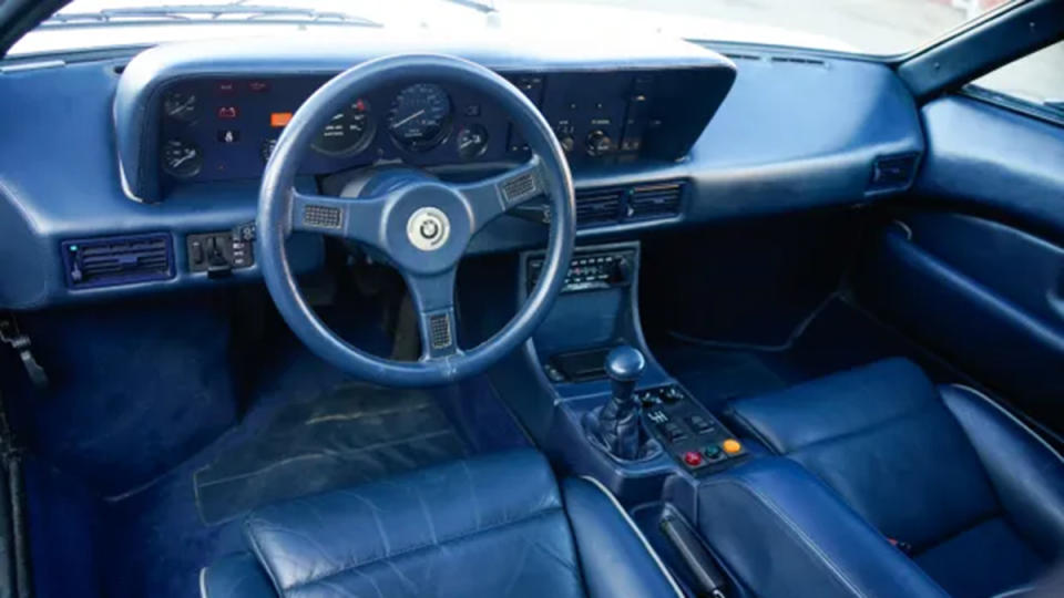 Inside the 1980 BMW M1