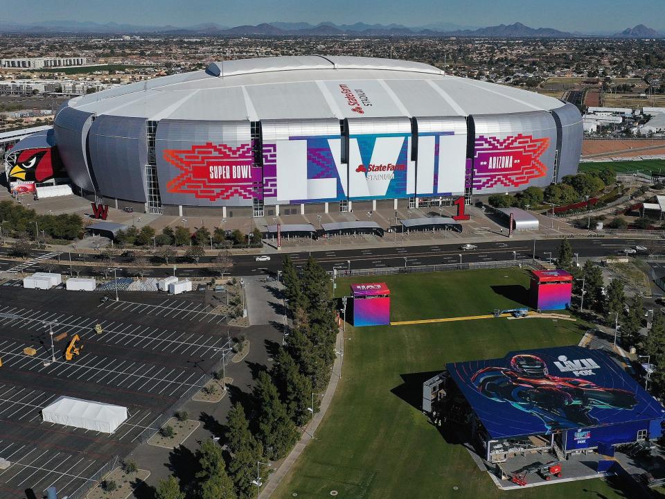 State Farm Stadium in Glendale Arizona