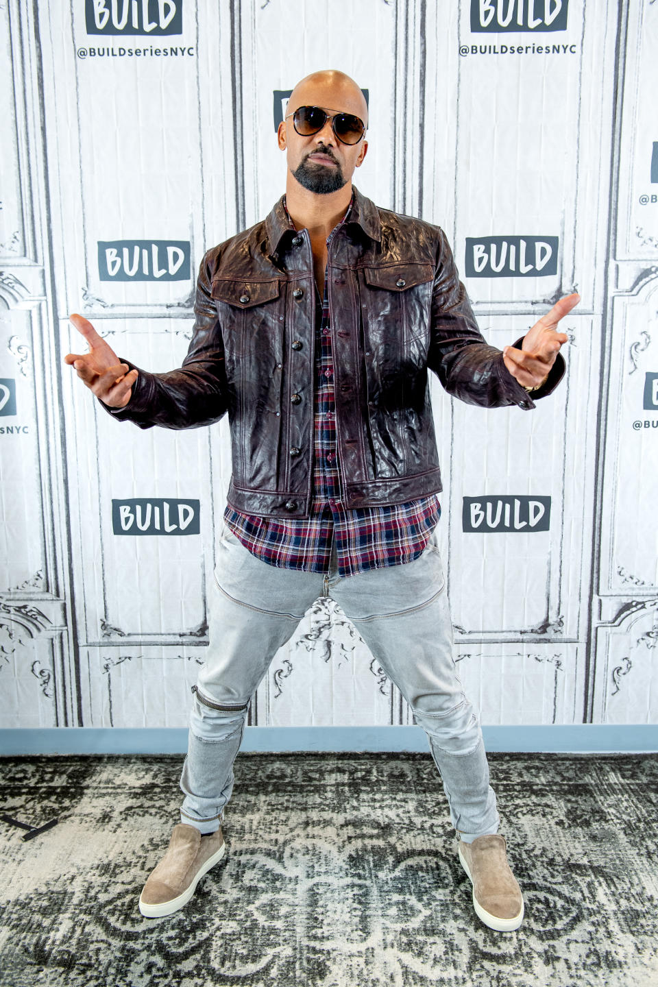 NEW YORK, NY - SEPTEMBER 20:  Actor Shemar Moore discusses "S.W.A.T." with the Build Series at Build Studio on September 20, 2018 in New York City.  (Photo by Roy Rochlin/Getty Images)