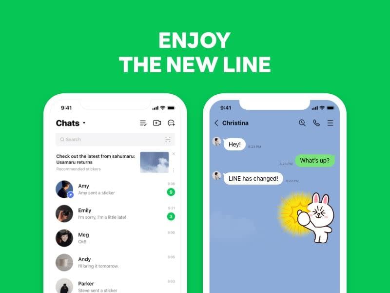 通訊軟件LINE。(LINE圖片)