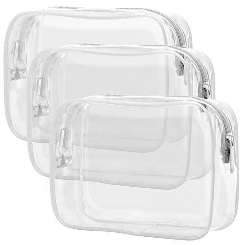 PACKISM Clear Toiletry Bag (3-Pack)