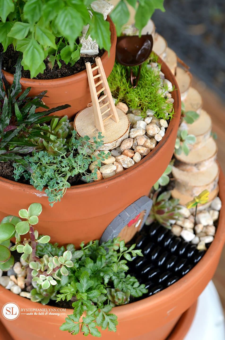 Miniature Flower Pot Fairy Garden