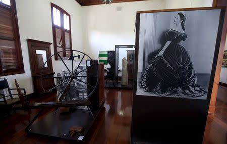 Belongings of American Southerner immigrants are seen at the Immigrants Museum in Santa Barbara D'Oeste, Brazil, April 25, 2015. REUTERS/Paulo Whitaker