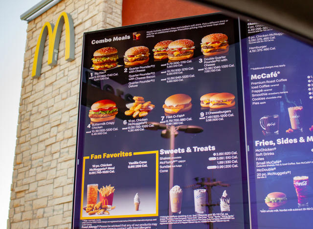 McDonald's diners order less, switch to value items to save money