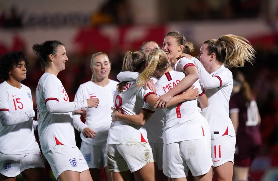 England are unbeaten in 11 matches, winning nine, under boss Sarina Wiegman (Tim Goode/PA) (PA Wire)