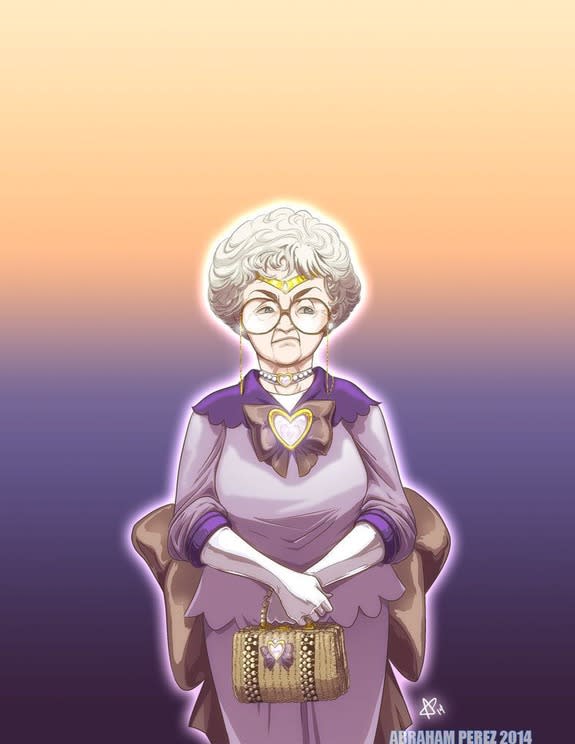 Picture it: Artist reimagines the 'Golden Girls' as 'Sailor Moon'  characters