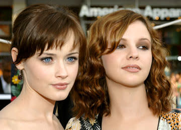 Alexis Bledel and Amber Tamblyn at the Hollywood premiere of Warner Bros. Pictures' The Sisterhood of the Traveling Pants