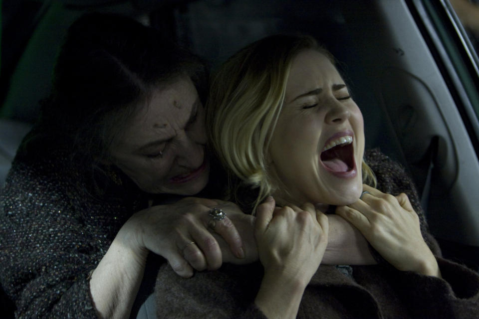 Lorna Raver and Alison Lohman in Sam Raimi's Drag Me To Hell. (Universal Pictures)