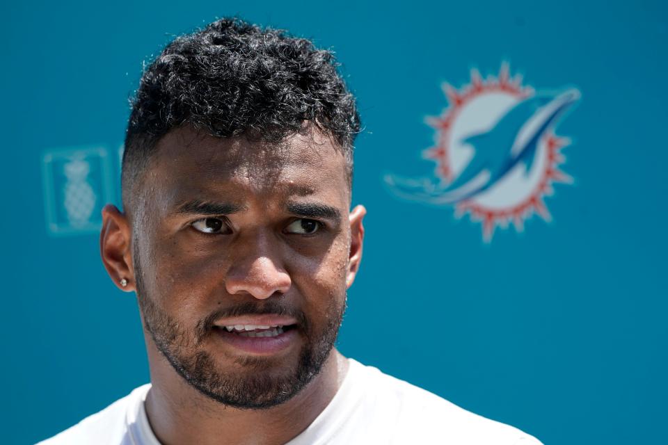 Dolphins quarterback Tua Tagovailoa.