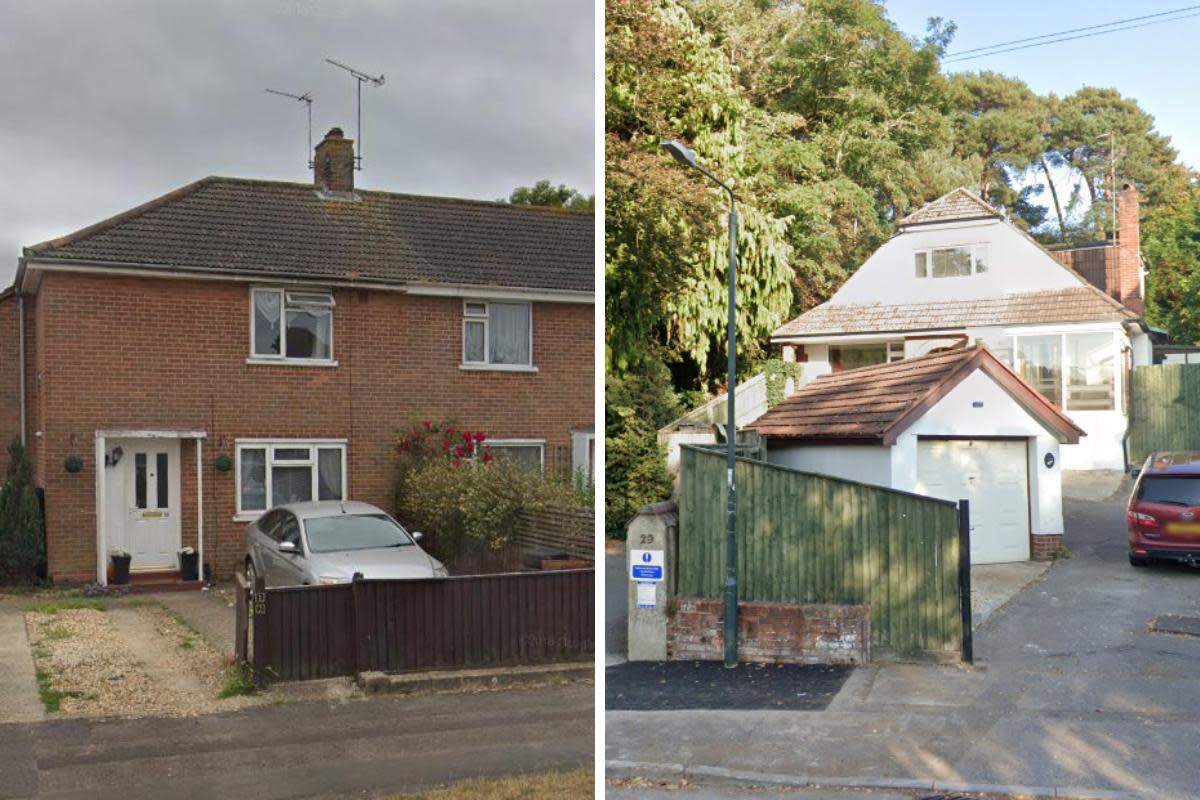 Cunningham Place property (left) and St Albans Crescent property (right) <i>(Image: Google Maps)</i>