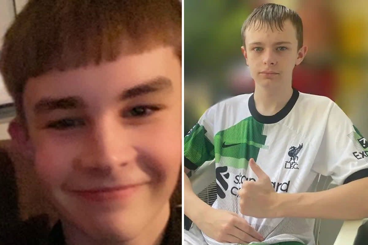 Max Dixon, 16, and Mason Rist, 15, were attacked in Bristol at about 11.20pm on Saturday (PA)