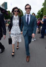 <p>Benedict and his wife Sophie were another famous couple spotted at the final day of Wimbledon 2016 championships. <i>[Photo: PA Images]</i></p>