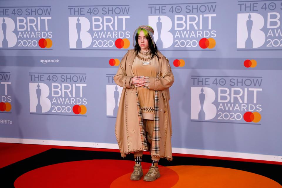 Billie Eilish makes a statement Burberry