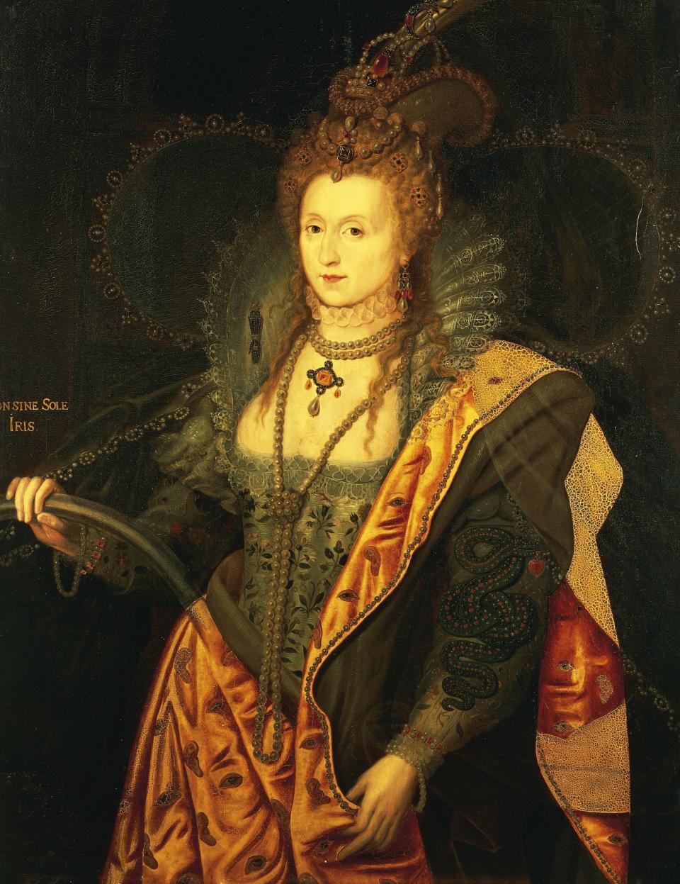 Queen Elizabeth I's curled updo is perhaps one of the most iconic of all time. 