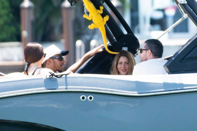 Shakira Hangs Out With F1 Star Lewis Hamilton On Boat Outing After 2023 Miami Grand Prix 