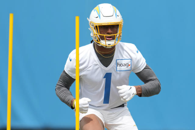 Look: Quentin Johnston makes first appearance in full Chargers uniform