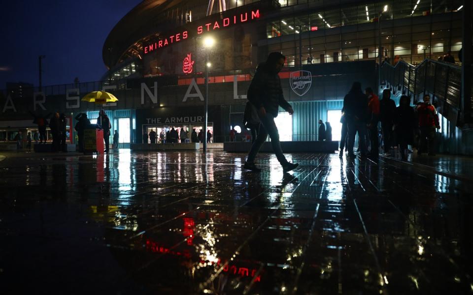 General view of the Emirates Stadium ahead of the visit of Crystal Palace - Reuters