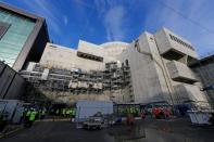 FILE PHOTO: Workers are seen on the construction site of the third-generation European Pressurised Water nuclear reactor (EPR) in Flamanville, France, November 16, 2016. REUTERS/Benoit Tessier/File Photo