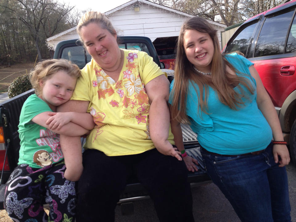 Honey Boo Boo (Alana Thompson), Mama (June Shannon), and Chubbs (Jessica Shannon) in Season 2 of TLC's "Here Comes Honey Boo Boo."