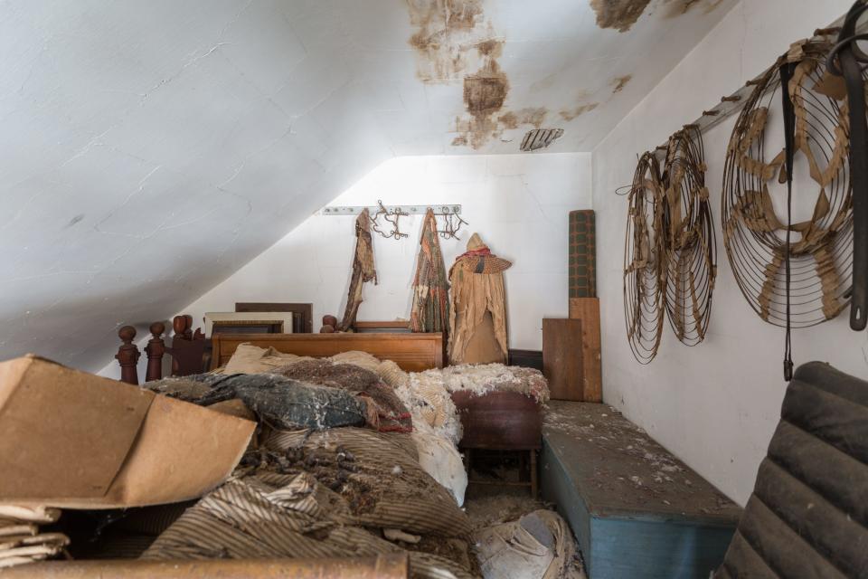 abandoned home long island attic