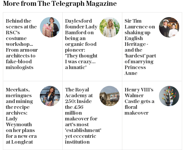More from Telegraph Magazine Heritage Culture