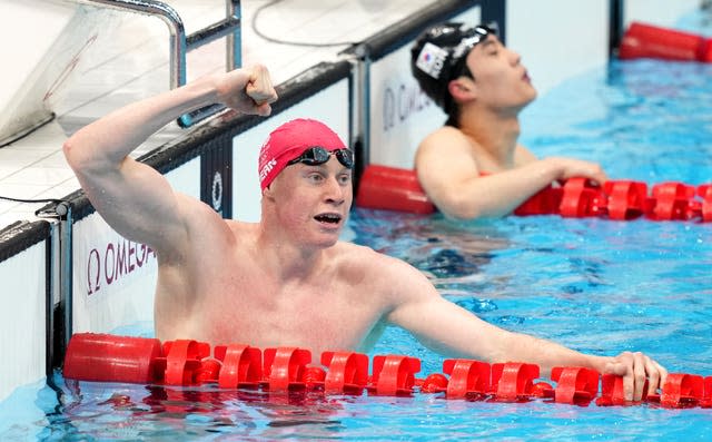 Tom Dean is studying at the University of Bath (Joe Giddens/PA)