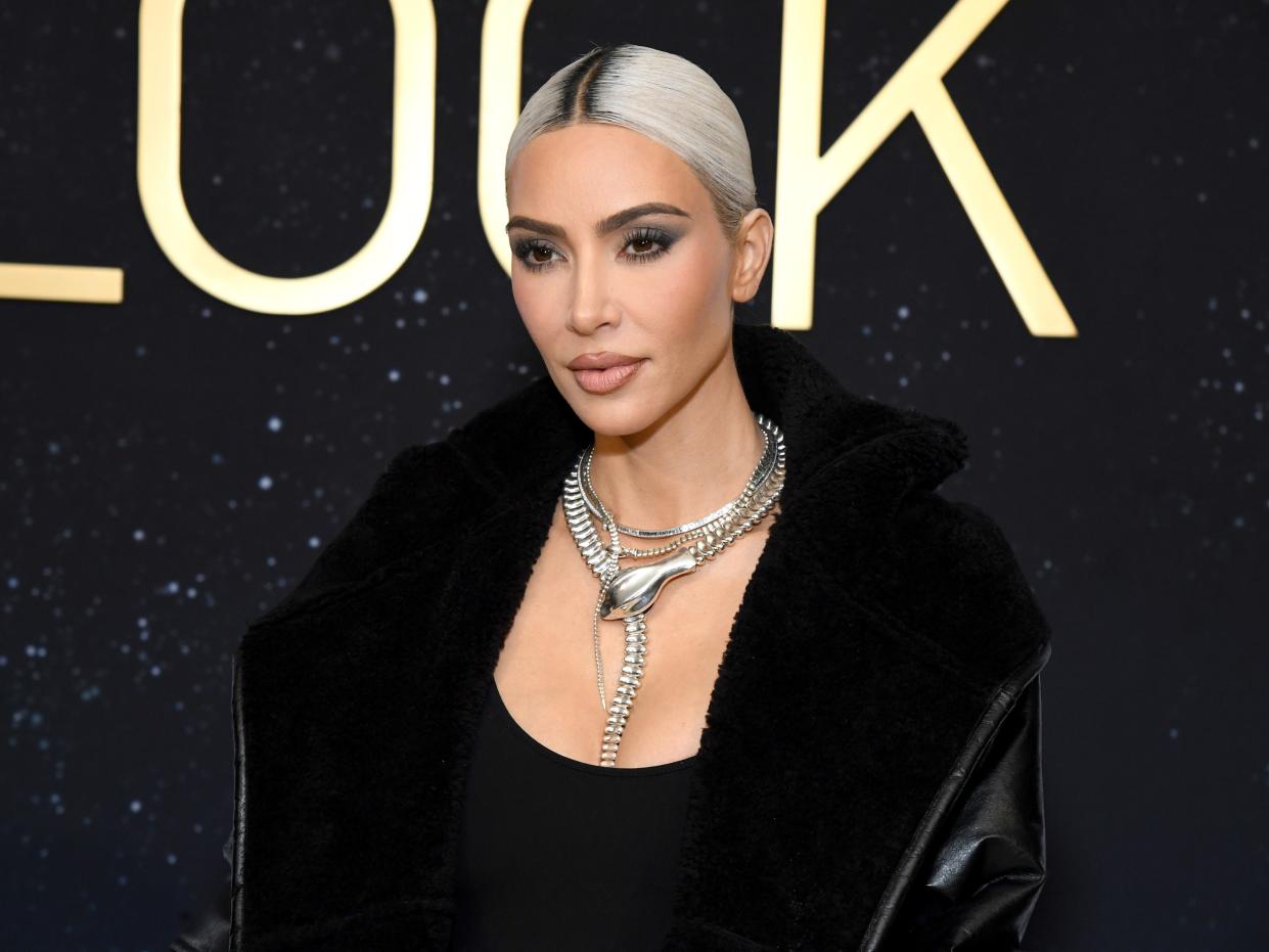 Kim Kardashian attends as Tiffany & Co. celebrates the launch of the Lock Collection in October 2022.