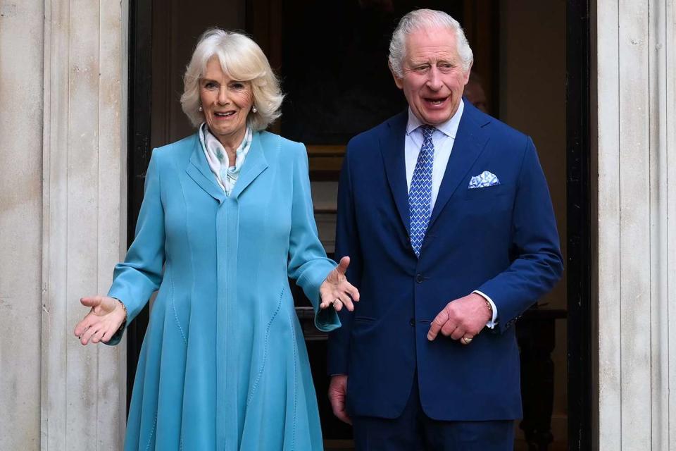 Daniel Leal--WPA Pool/Getty Images King Charles III And Queen Camilla Visit Covent Garden