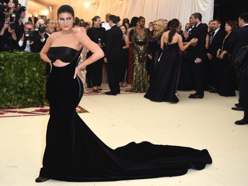 Kylie Jenner attends the Met Gala in New York City on May 7, 2018.