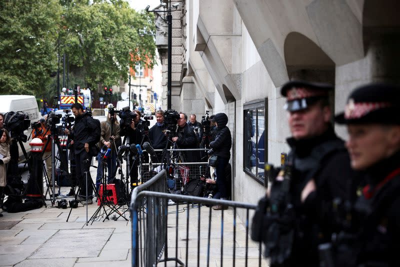 FILE PHOTO: Police officer Wayne Couzens appears for sentencing, in London