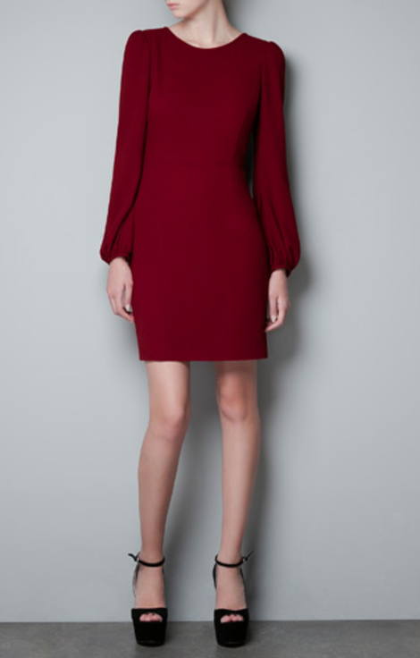 Zara Puff Sleeve Dress, $79.90