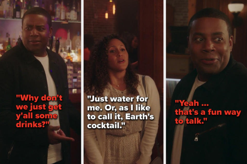 Kenan is not hitting it off with his date he met on a dating app, who refers to water as "Earth's cocktail"