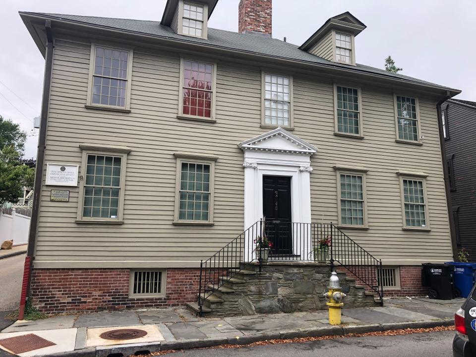 The Lucas-Johnston House was once home to Augustus Johnston, the namesake of Johnston, Rhode Island, who fled Newport when an effigy of him was hanged in front of the Colony House.