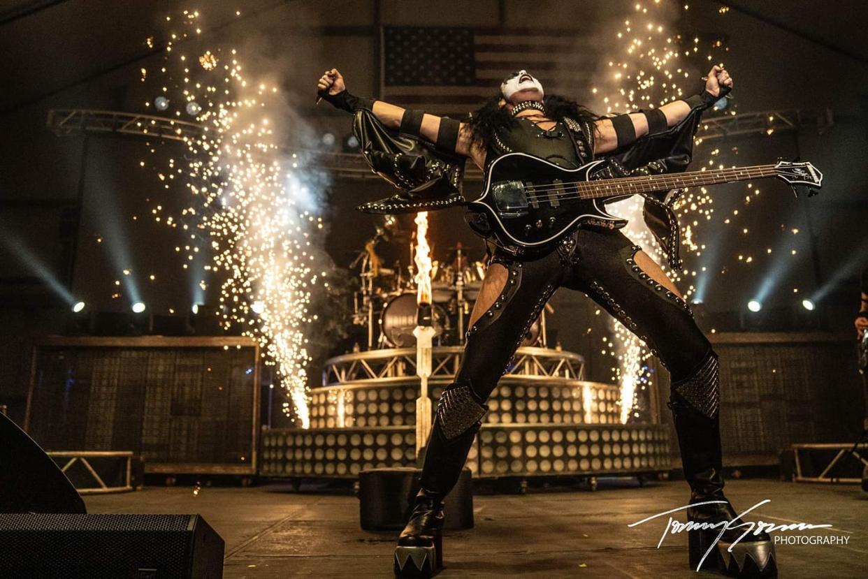 One of Hairball's most popular acts is when KISS takes the stage.