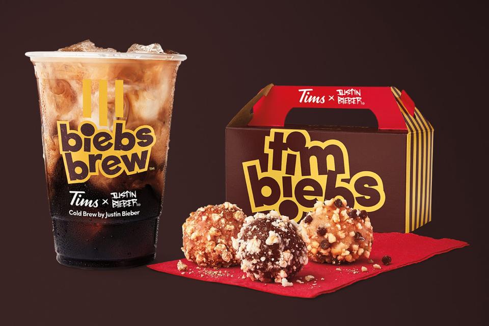 Justin Bieber Biebs Brew Tim Hortons