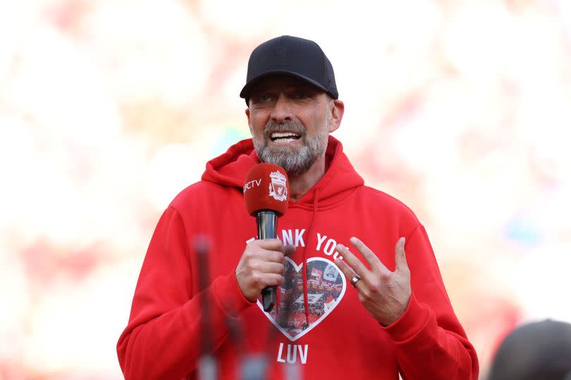 Jurgen Klopp shared a powerful farewell speech to Liverpool fans at Anfield