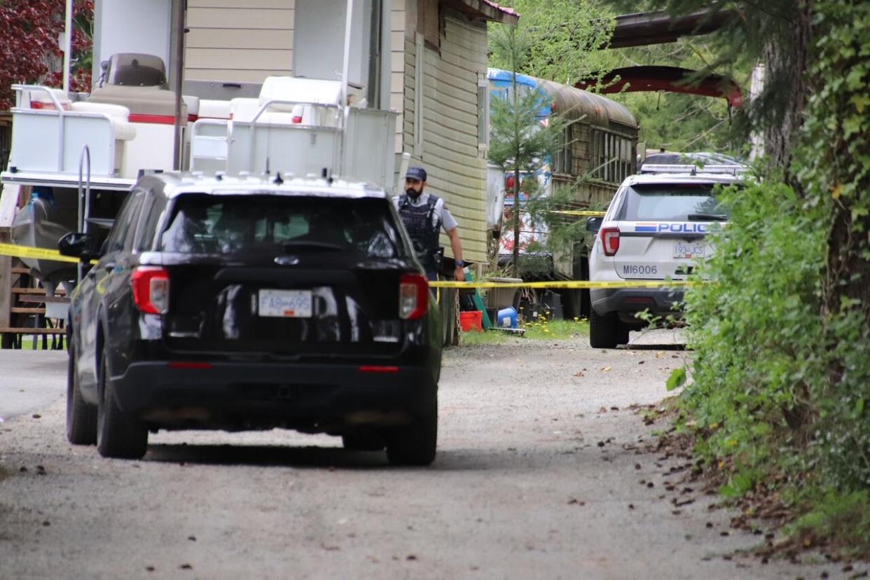 Police are investigating an alleged homicide in Mission, B.C., about 75 kilometres southeast of Vancouver.  (Shane MacKichan - image credit)