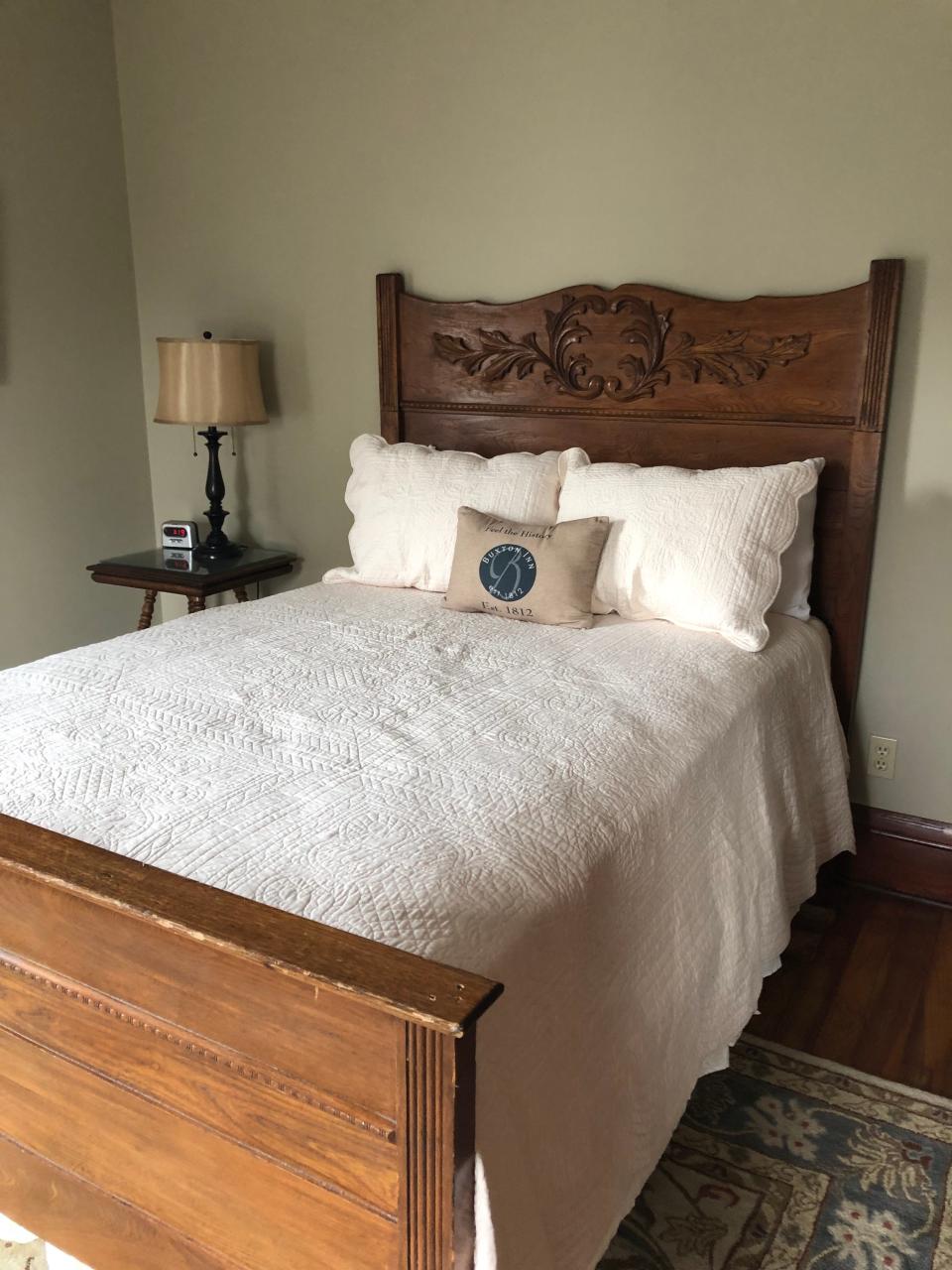 While closed after an October fire, the Buxton Inn updated guest rooms by replacing furnishings and repainting.