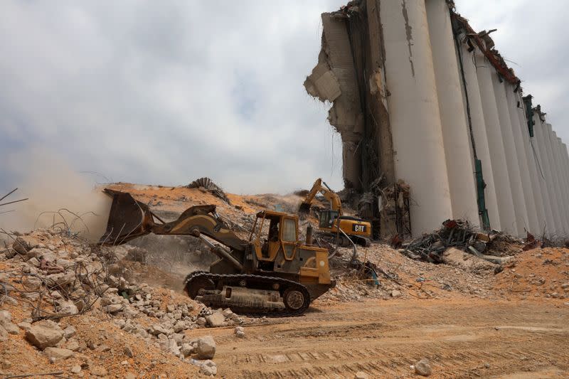 Aftermath of Tuesday's blast in Beirut's port area