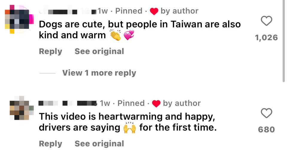 ▼日本網友留言表示「台灣人很友善」。（圖／翻攝自＠shika_chan70 IG）